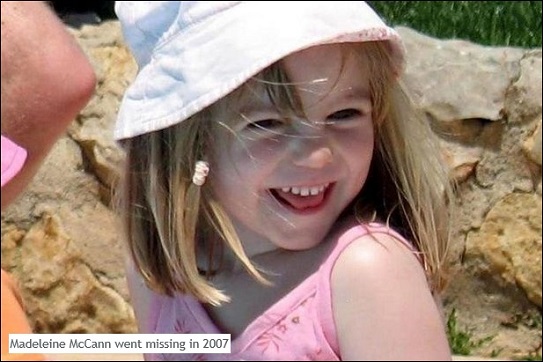 Madeleine McCann went missing in 2007