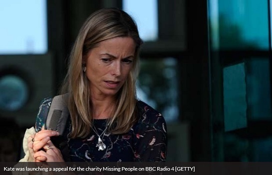 Kate was launching a appeal for the charity Missing People on BBC Radio 4 [GETTY] 