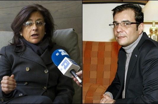 Elisenda Villena, employee of M&eacute;todo 3, and Francisco Marco, head of the detective agency EFE