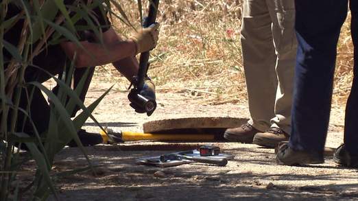 Cameras were dropped into at least three drains in Praia da Luz