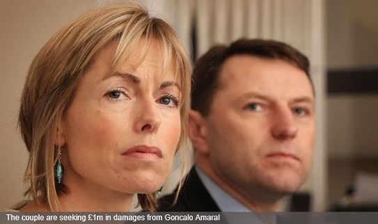 The couple are seeking &pound;1m in damages from Goncalo Amaral