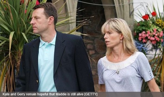 Kate and Gerry remain hopeful that Maddie is still alive [GETTY]